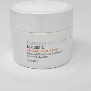 Serious Skincare Serious-C Dermal Crepe Resist Intensive Body Cream 8 oz SEALED